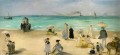 On the Beach at Boulogne Realism Impressionism Edouard Manet